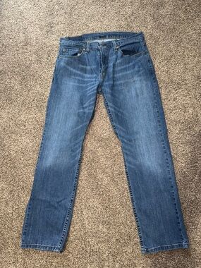 Levi's Men's Straight Fit Blue Denim Jeans